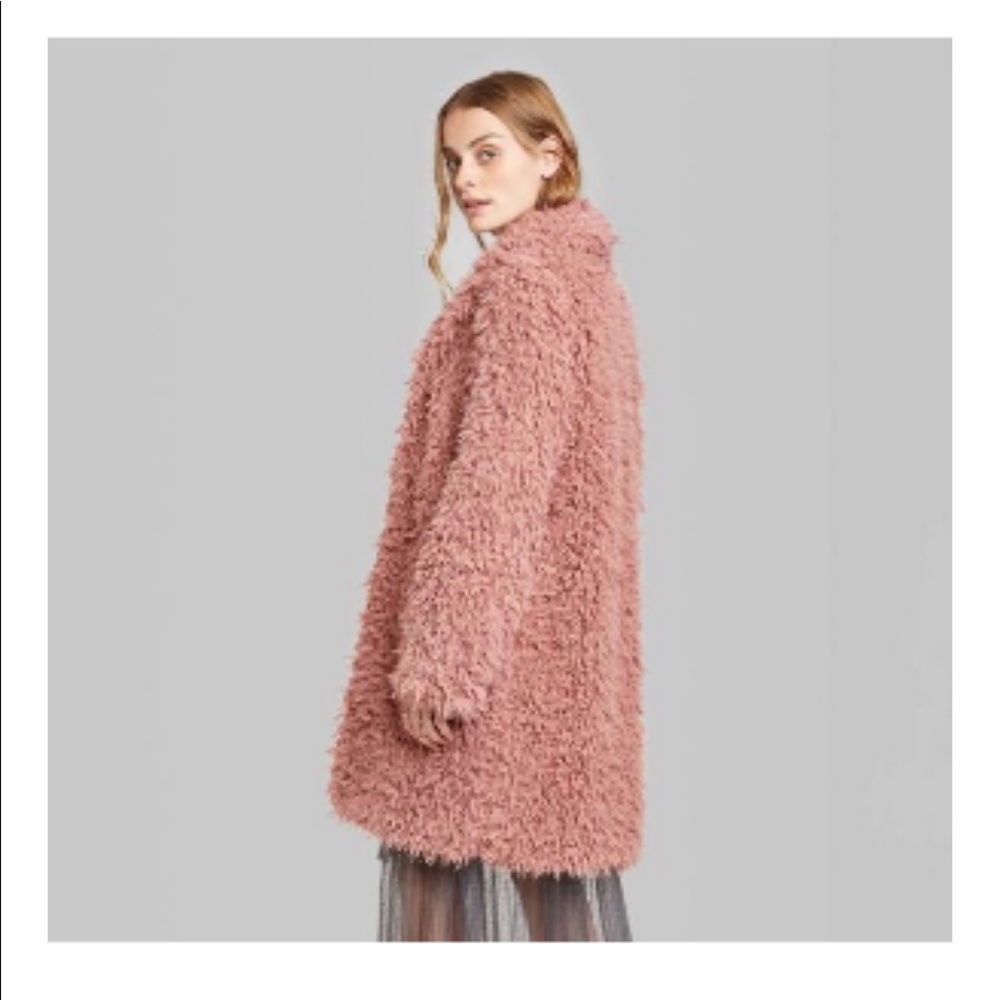 Wild Fable Pink Sherpa Jacket